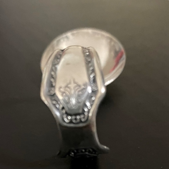 Antique Wm. A. Rogers Silver Plated (READ BELOW) Baby Spoon Curved Handle - Picture 6 of 7